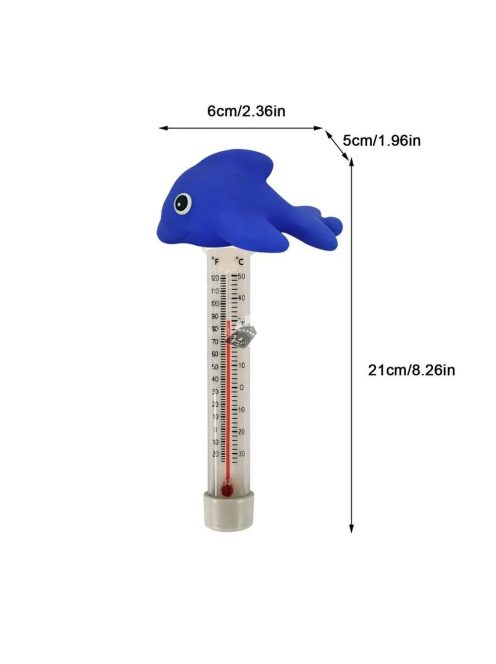 Állatos medence víz hőmérő