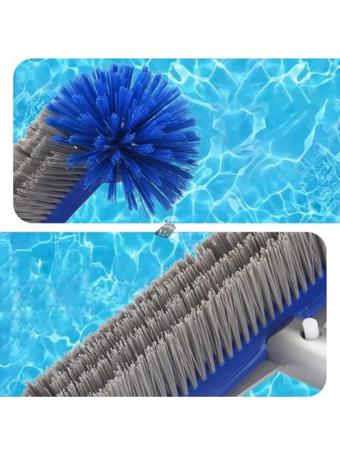 Medence tisztító kefe sarok kefével