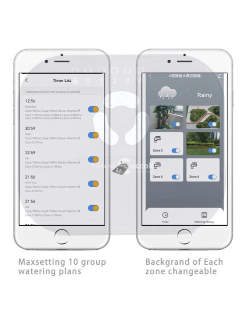 WiFi okos öntöző vezérlő 8 állomással