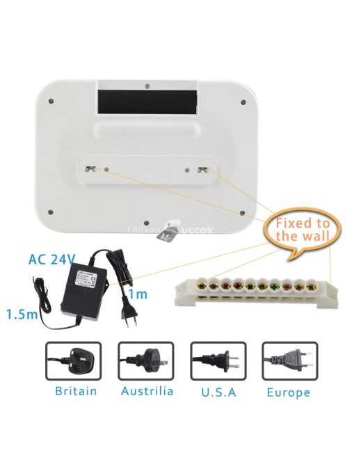 WiFi okos öntöző vezérlő 8 állomással