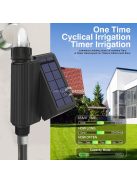 Okos WiFi-s öntöző időzítő napenergiával