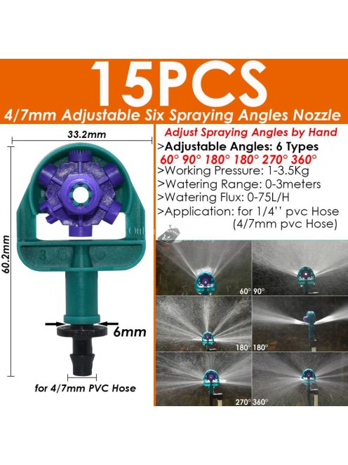 SPRYCLE öntöző fúvóka csepegtetőhöz