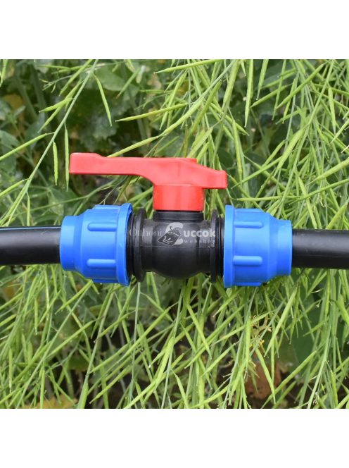 PE cső gyorscsatlakozó szelep T-elágazóval