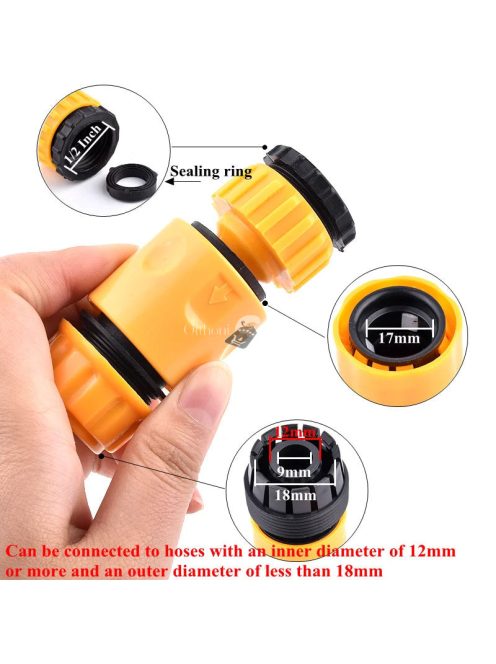 Kert öntöző szűrő gyorscsatlakozóval