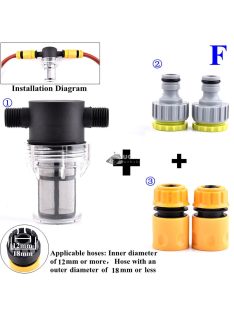 Kert öntöző szűrő gyorscsatlakozóval