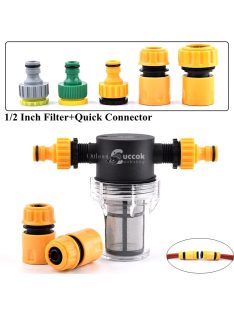 Kert öntöző szűrő gyorscsatlakozóval