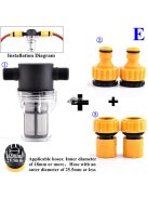 Kert öntöző szűrő gyorscsatlakozóval