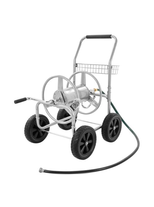 Tömlőfeltekercselő kocsi kültéri öntözéshez