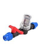 Öntözőcső szűrő különböző hálóval