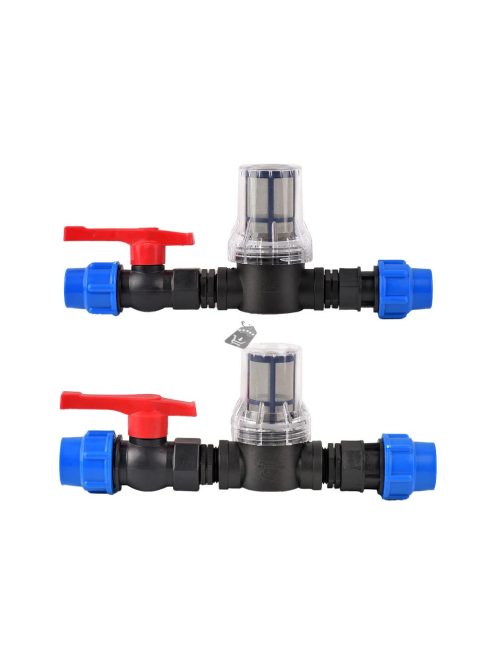 Öntözőcső szűrő különböző hálóval