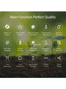   okos talajérzékelő – hőmérséklet- és páratartalom mérő, talajnedvesség-érzékelő, automatikus öntöző rendszerhez