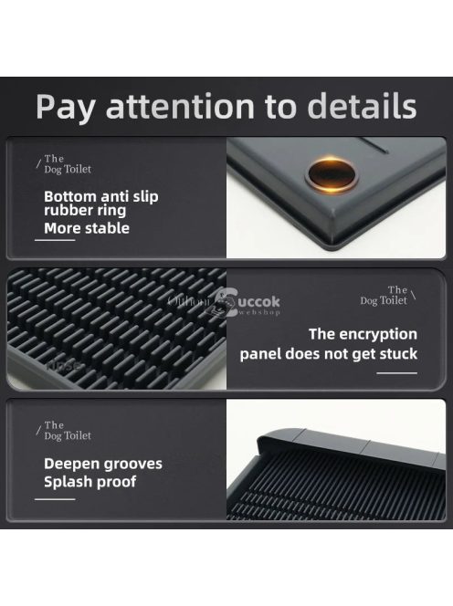 Mosható kutyapiszok tálca