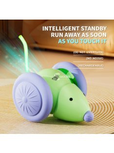 Interaktív macskajáték elektromos egér