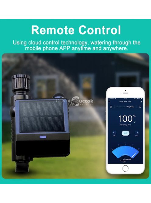 Napenergiás kert öntöző időzítő