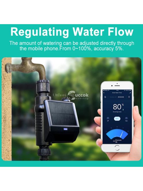 Napenergiás kert öntöző időzítő