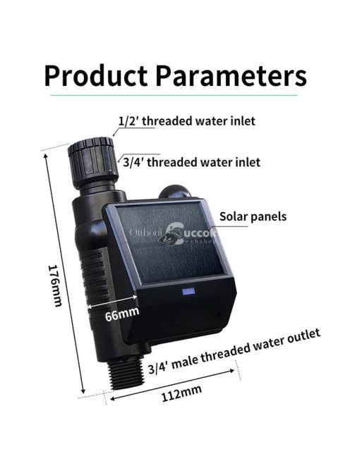 Napenergiás kert öntöző időzítő