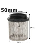 Rozsdamentes acél vízszűrő öntözőrendszerhez