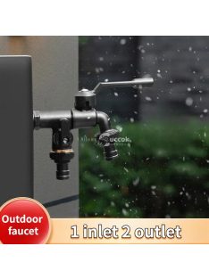 Fagyálló kültéri vízcsap két kimenettel