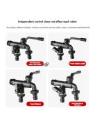 Fagyálló kültéri vízcsap két kimenettel