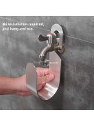 Ezüst Falra szerelhető tömlő tároló állvány