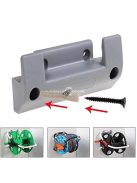 Műanyag falra szerelhető műanyag tömlőtartó