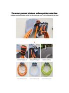 Falra szerelhető víztömlő, slag tároló keret