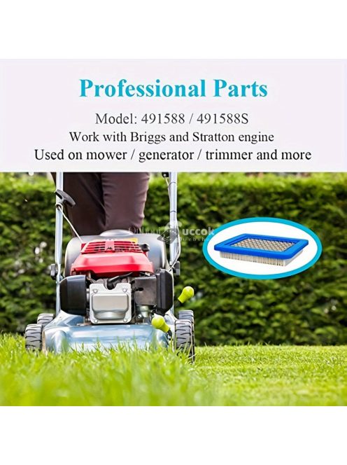 5db Prémium Fűnyíró Légzsírok Briggs és Stratton