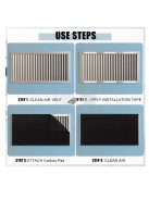 Sokoldalú nagy aktív szén légszűrő