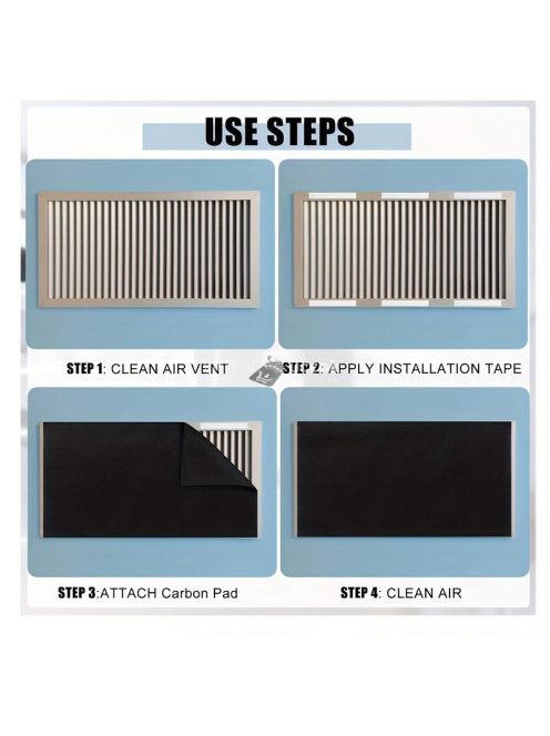 Sokoldalú nagy aktív szén légszűrő