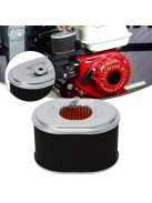 Ovális alakú benzinmotoros légszűrő betét