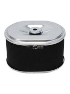 Ovális alakú benzinmotoros légszűrő betét