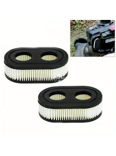  2 db, fűnyíró légszűrő, kompatibilis a Briggs And Stratton 593260, 798452 sorozatú motorokkal