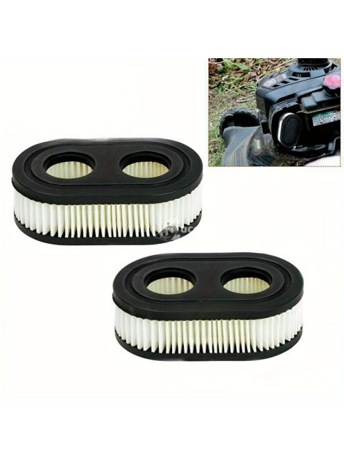 2 db, fűnyíró légszűrő, kompatibilis a Briggs And Stratton 593260, 798452 sorozatú motorokkal