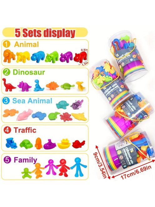 Szivárványos rendező puzzle játék