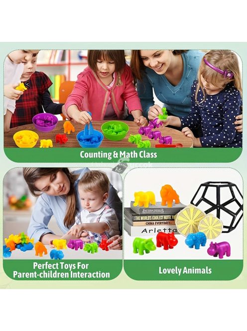 Szivárványos rendező puzzle játék