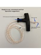 5db 3 mm-es húzózsinór 2 indítókarral