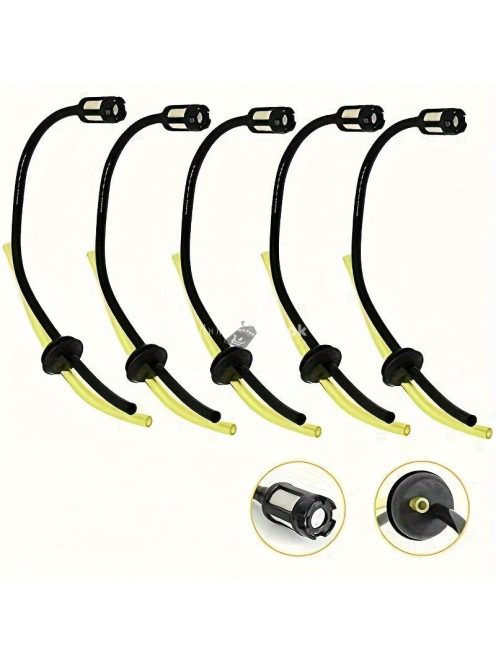 2db szűrős olajvezeték láncfűrészhez, fűnyíróhoz, fűkaszához