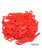 100db Műanyag Fűnyíró Kefe Penge Csereszer