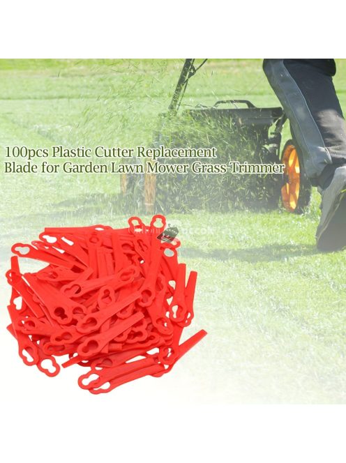 100db Műanyag Fűnyíró Kefe Penge Csereszer