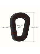 1db Literes Benzinkanna Fém Gumi Tömítőgyűrű