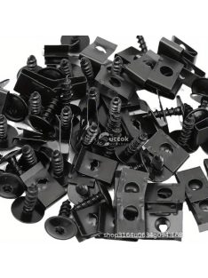 20db Vas U-alakú autós csavaros alapklip