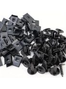 20db Vas U-alakú autós csavaros alapklip