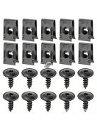 20db Vas U-alakú autós csavaros alapklip