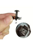 20db Vas U-alakú autós csavaros alapklip