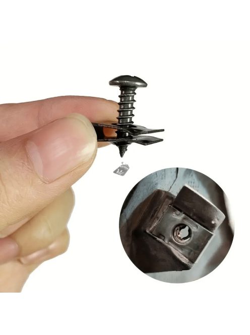 20db Vas U-alakú autós csavaros alapklip