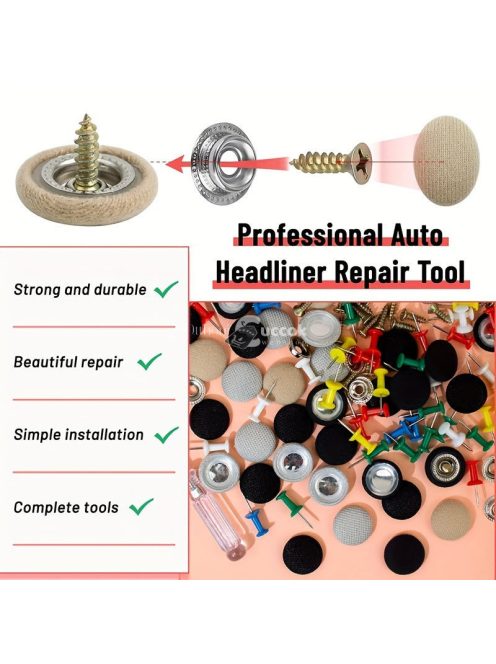 60 darabos autó tetőfedő javító készlet