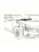 Szélvédő ablaktörlő fúvóka