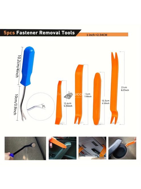 1000db Auto Rögzítő Klipsz és Rögzítőelem Készlet