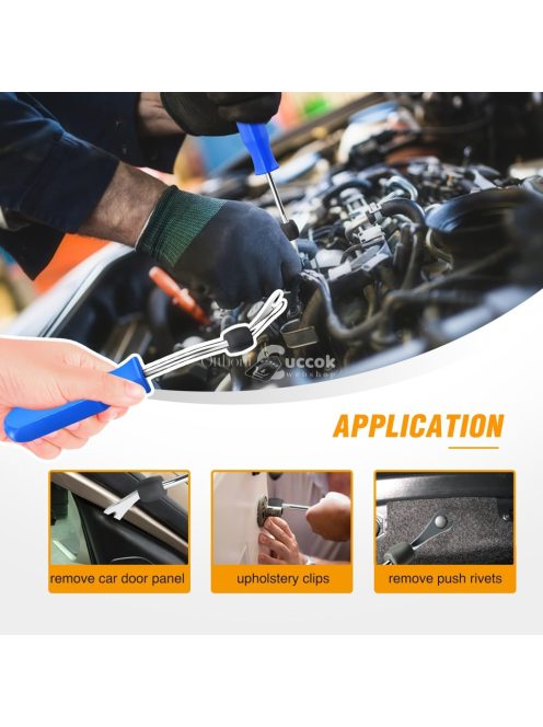 1000db Auto Rögzítő Klipsz és Rögzítőelem Készlet