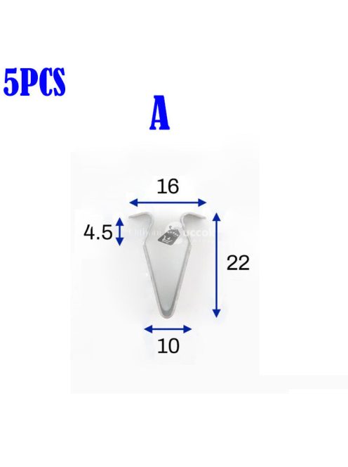 5db Ezüst Autó Ajtó Kárpit Panel
